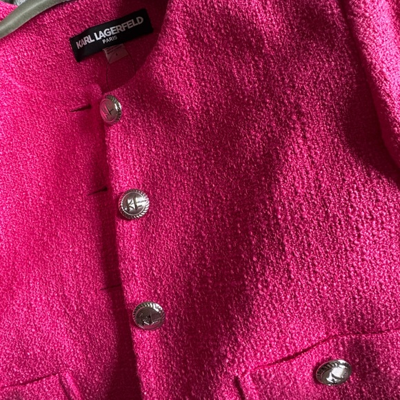 Pink tweed jacket - Picture 6 of 6